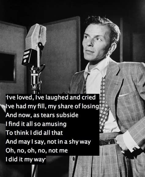 i did it my way lyrics|my way frank sinatra.